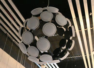 Aluminium Acrylic LED modern Suspension Cahaya lengkap Sphere Lampu Untuk Living Room