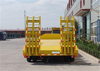 3 Axle 40 ton dengan suspensi udara Low Bed Semi Trailer / kontainer semi trailer