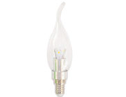 Frosted B15 Dimmable Led Candle Bulb 3W, Led Chandelier Light Bulbs 85LM / W