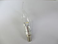 Frosted B15 Dimmable Led Candle Bulb 3W, Led Chandelier Light Bulbs 85LM / W