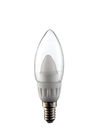 Keramik E14 Led Globe Bulbs 3,5 Watt 270 ° CE / ROHS Putih Hangat