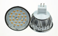 Warm White 2700K DC 12V GU5.3 / MR16 LED Light Bulbs untuk Home 5 Watts SMD 60 Degrees