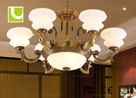 E27 / E26 Kristal Ceiling LED Chandelier Lampu Dengan Electroplating Unggul