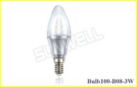 3w Kaca Shape LED Candle Bulb E14 Chandelier Epistar Led Chips