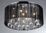 Hot Bending Kristal Siram Ceiling Lights G9 × 40W Polishing