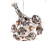 Adjustable Pernikahan Bunga Romantis Suspensi Lampu Untuk Living Room Dekoratif