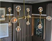12 Bulb Simetris Desain Hanging Chandelier Lampu untuk Penentuan Lokasi Room