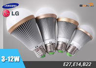 Aluminium Tubuh 9W E27 LED Spotlight Bulb 12W, 12V lampu LED Spotlight