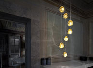 Transparent Glass Hanging Pendant Lampu untuk Dekorasi Rumah