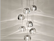 Transparent Glass Hanging Pendant Lampu untuk Dekorasi Rumah