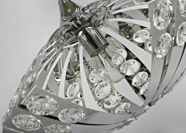 Yang funky Chandelier modern Pencahayaan / Kontemporer K9 Kristal Pendant Light untuk Dekorasi Indoor