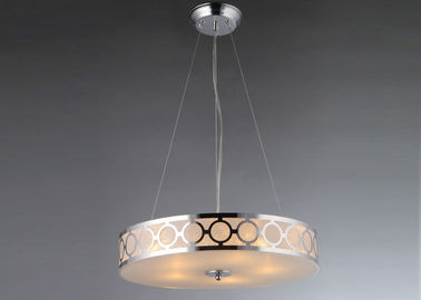Hotel modern Chandelier Lampu, Chrome Dining Room Chandelier