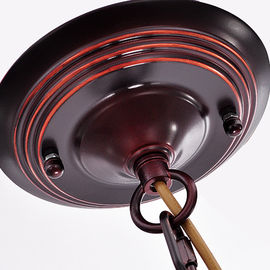 American Style Bordeaux Logam besi tempa Chandelier, House E27 LED Chandelier