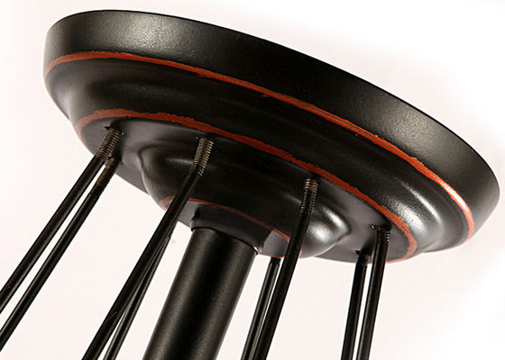 Candle Jenis Besi Tempa Art Deco Chandelier dengan besi dan kaca, Modern atau Tradisional