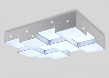 Lampu Ceiling rumah Putih Besi Tempa 64W LED Iron Chandelier