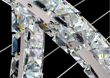 47W LED Kontemporer Mewah Kristal Chandelier Untuk Rumah / Dekorasi Komersial Pencahayaan