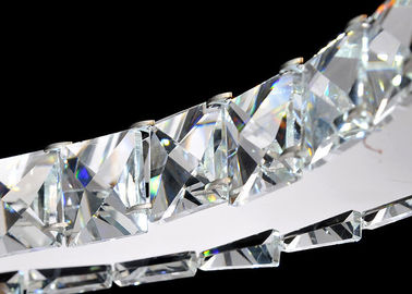 Yang funky Hati Kristal modern chandelier / Light Berbentuk Pendant Lamp 7500K - 8000K
