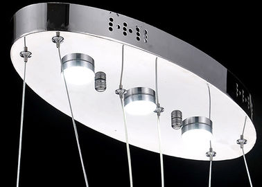 Yang funky Hati Kristal modern chandelier / Light Berbentuk Pendant Lamp 7500K - 8000K