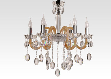 Modern Indoor Mewah Chandelier Kristal / Art Deco Chandelier untuk Restaurant Dressing