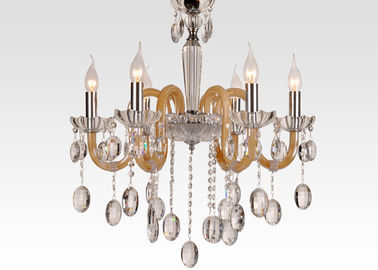 Modern Indoor Mewah Chandelier Kristal / Art Deco Chandelier untuk Restaurant Dressing