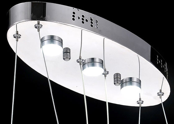 Ganda Heart Shaped modern Mewah Kristal Chandelier dengan 75cm Rantai Adjustable