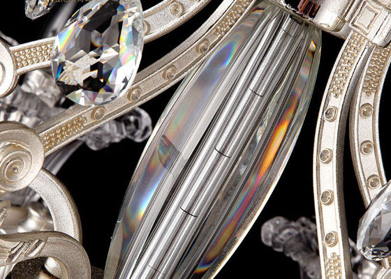 Retro dan Tradisional Gaya Italia Besar Mewah Chandelier Kristal 2 lapisan 18 Cahaya