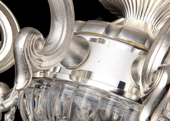 Retro dan Tradisional Gaya Italia Besar Mewah Chandelier Kristal 2 lapisan 18 Cahaya