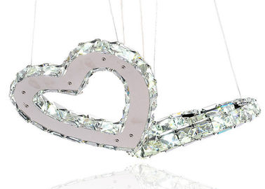 Heart Shaped modern Mewah Chandelier Kristal