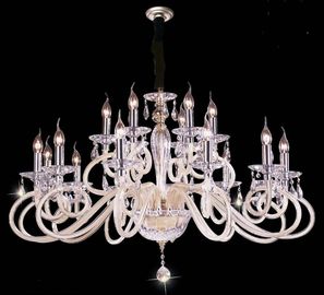 Tradisional Mewah Chandelier Kristal Lighting Fixtures CE / RoHS / FCC