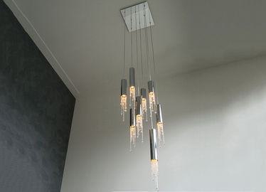Mewah Kristal Chandelier Lampu, LED Lighting Fixtures Untuk Villas