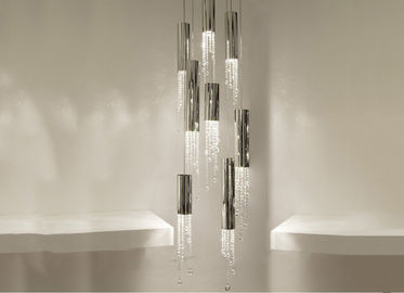 Mewah Kristal Chandelier Lampu, LED Lighting Fixtures Untuk Villas