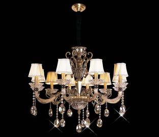 30 Senjata Besar modern Kristal Chandelier Lampu Tidak ada Dizzy Untuk Hotel / Hallway