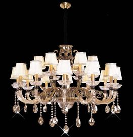 30 Senjata Besar modern Kristal Chandelier Lampu Tidak ada Dizzy Untuk Hotel / Hallway