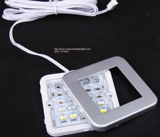 Warm White Depan LED Lighting Fixtures Plastik Aluminium Motion Sensor Detector