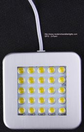 Warm White Depan LED Lighting Fixtures Plastik Aluminium Motion Sensor Detector
