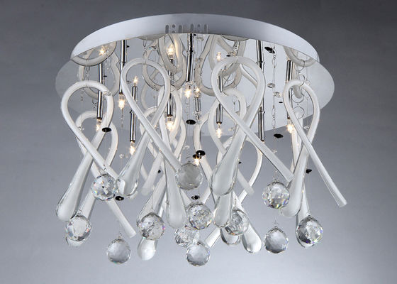 Kopi Toko Kaca Kristal Lampu Ceiling G4 110V / 220V OEM