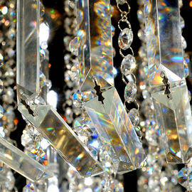 Indoor Lampu Hias Kristal Kaca Lampu langit-langit, kamar tidur / Koridor / Foyer Chandelier
