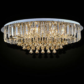 Indoor Lampu Hias Kristal Kaca Lampu langit-langit, kamar tidur / Koridor / Foyer Chandelier