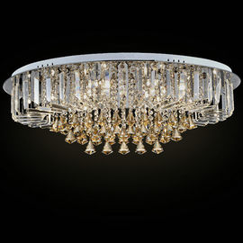 Indoor Lampu Hias Kristal Kaca Lampu langit-langit, kamar tidur / Koridor / Foyer Chandelier