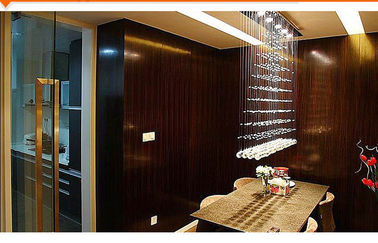 220V / 110V Cool White 18W LED Kristal Ceiling Lights Emas Finishing