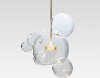 Kaca Bola Chandelier Sets, LED Chandelier Lampu Untuk Hotel And Living Room