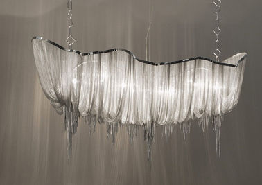 Chandelier Hotel Panjang Aluminium Rumah Desain Chandelier Untuk Bangunan Proyek