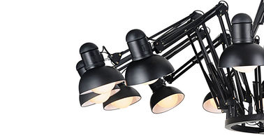 Besar Chandelier Hitam Hotel