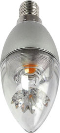 360 Degree Dimmable Led Filament Candle Bulb 5W E14 Dekoratif untuk Chandelier