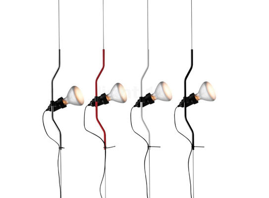 Minimalis Parentesi Lantai ke langit-langit Lamp Karbon Baja Ringan dengan Shape Tubular