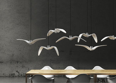 Indah nightbirds Suspensi Lampu Pure White Acrylic LED Lighting Birds Shape