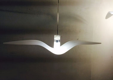 Indah nightbirds Suspensi Lampu Pure White Acrylic LED Lighting Birds Shape
