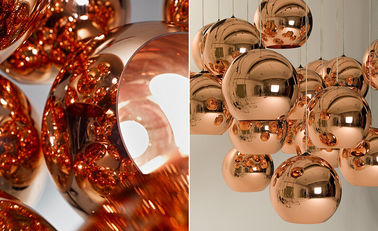 Kontemporer Suspensi modern Cahaya Tembaga Pendant Cahaya Oleh Tom Dixon