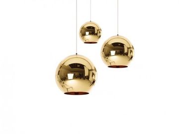 Kontemporer Suspensi modern Cahaya Tembaga Pendant Cahaya Oleh Tom Dixon