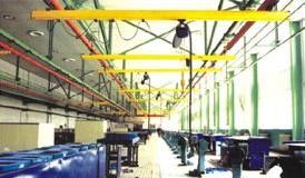 Tunggal Suspensi Girder Cahaya Derek Sistem Dengan Dua Beam, Telescopic Beam